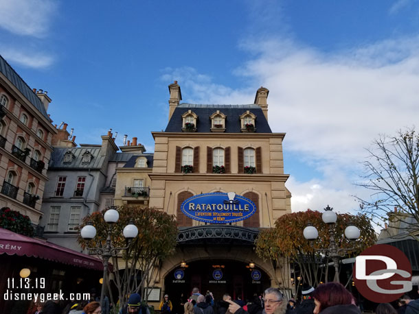 A little blue sky this afternoon.