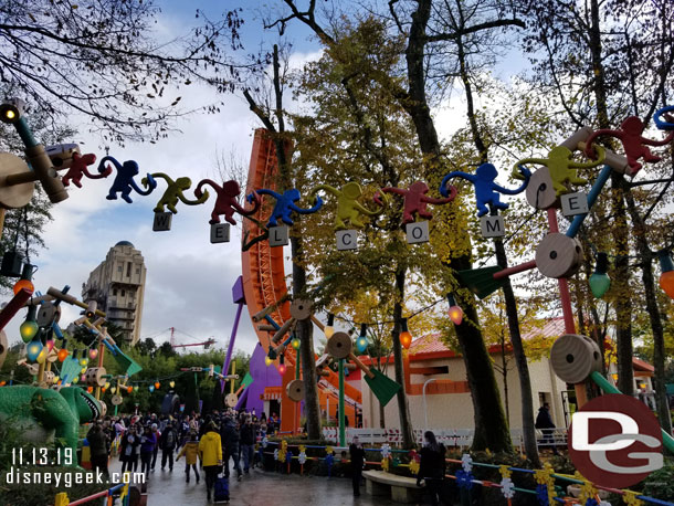 Pictures from a walk through Toy Story Playland.