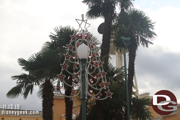 A closer look at some of the Christmas decorations