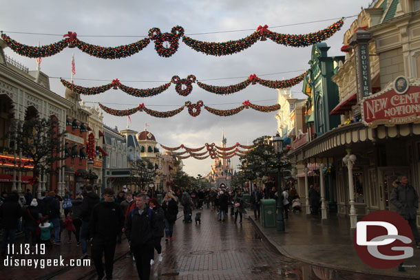 Main Street USA at 4:11pm