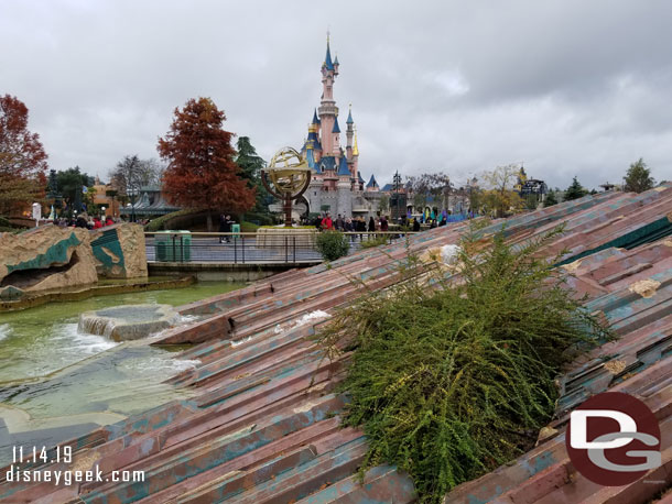 Sleeping Beauty Castle from Discoveryland