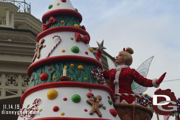 Tinkerbell decorating the tree