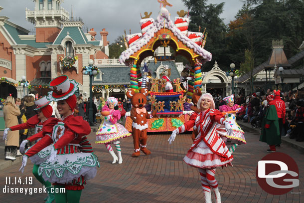 A little sunlight during the parade