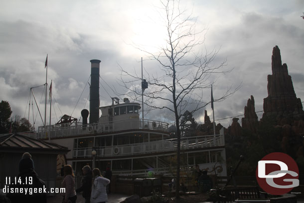 Headed for Frontierland and a cruise on the Molly Brown.