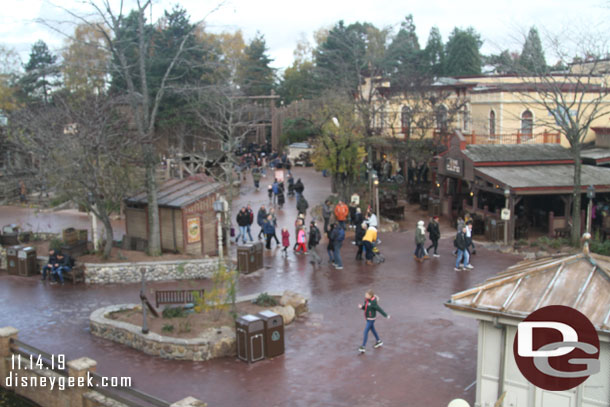 A look at Frontierland as we were casting off