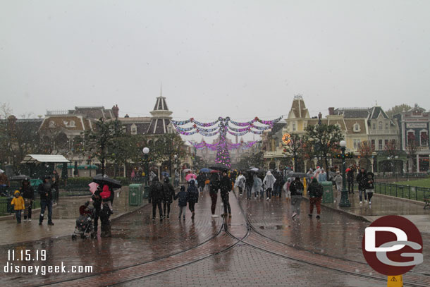 Looking back toward Town Square