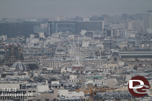 The ferris wheel is at Place de la Concorde