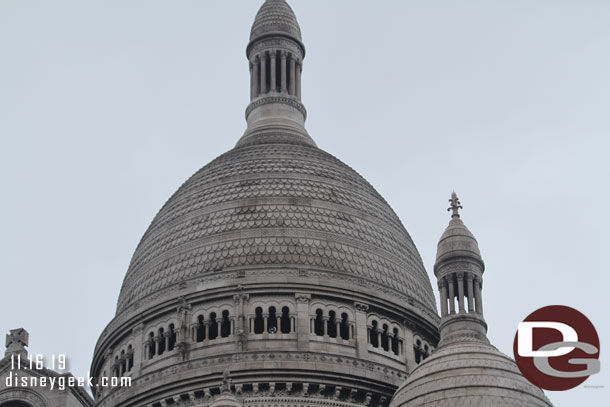 You can pay and walk up to the dome for an even better vantage point of the city.  With the weather as it was I opted to skip that today.