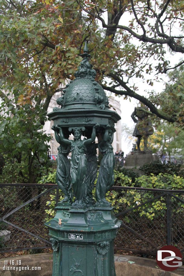 Passed this statue in the small park area.