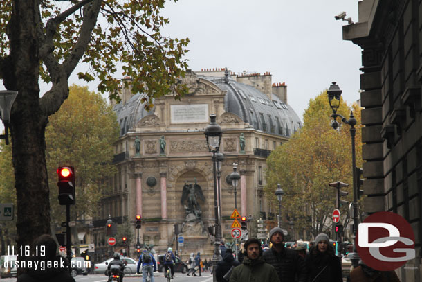 A closer look at La Fontaine Saint Michel