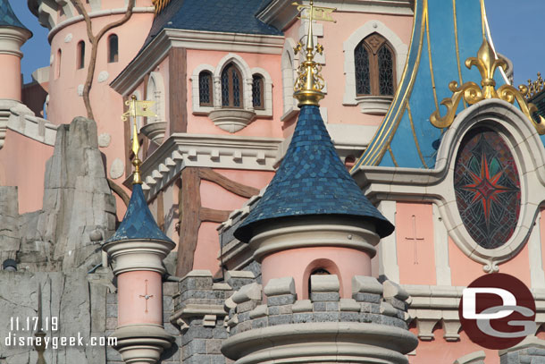 Some of the roof sections look in need of some renovation.