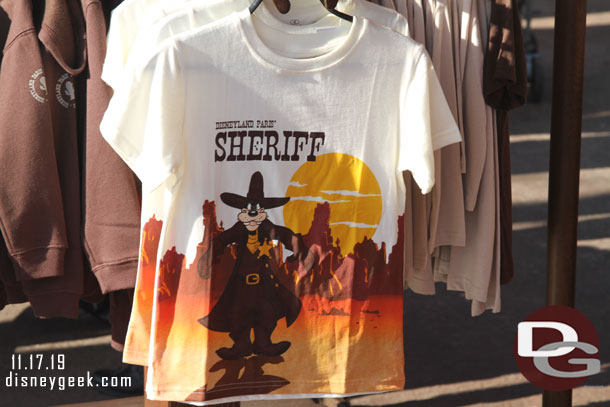 Back on shore.. Sheriff Goofy shirt.