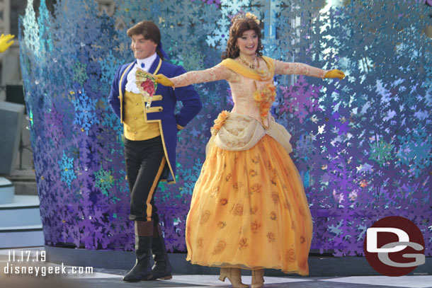 The princes join their princesses for a waltz