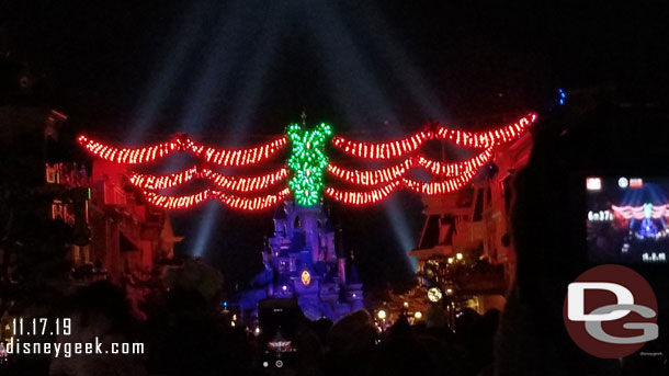 Sleeping Beauty Castle is part of the finale.