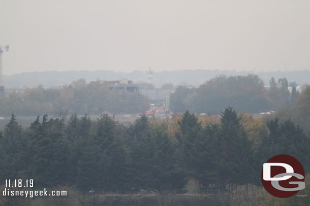 Beyond the first set of trees is where some of the Walt Disney Studios Park expansion will be I believe.