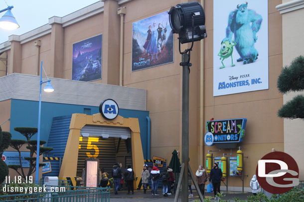 Monsters Inc photo op.