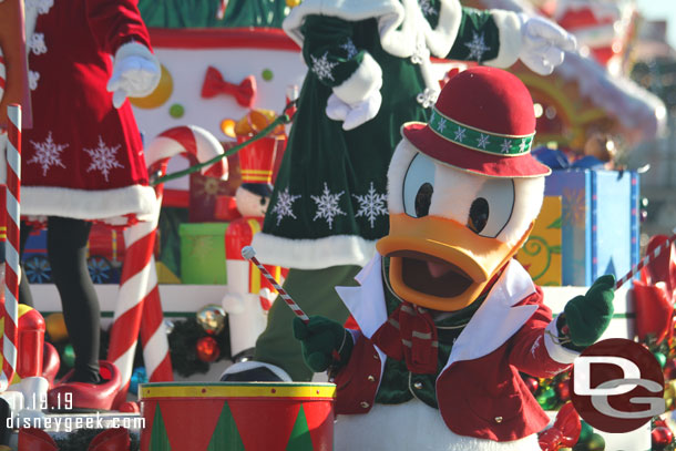 Donald Duck on the lead float