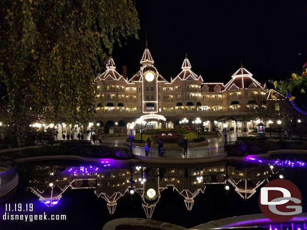 Disneyland Hotel as I was exiting.