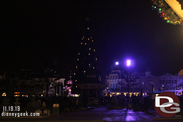 Mickey's Magical Christmas Lights was in progress as I arrived.  It started at 6:30pm