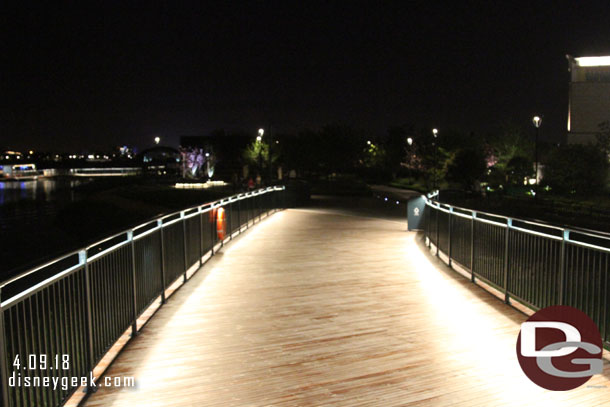 A look at one of the many bridges on the pathway.