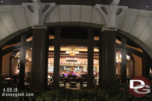 Lumiere's Kitchen is on the first floor of the hotel directly under the lobby.