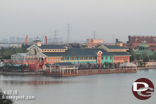 The Lakeshore District of DisneyTown.