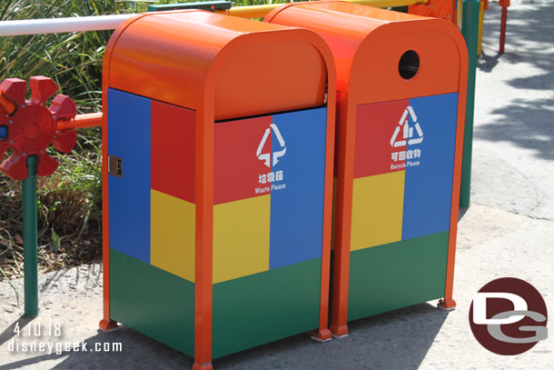 The Toy Story Land trash cans.