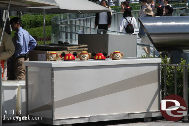 The currently available popcorn buckets.