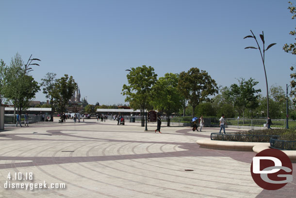 The entrance area was nice and calm at 1:30pm