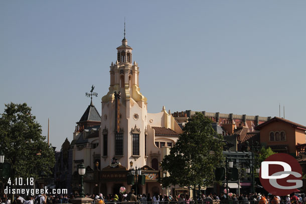 Looking back at Mickey Avenue