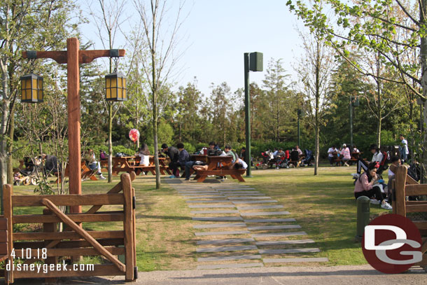 Another park area like I saw in Treasure Cove.