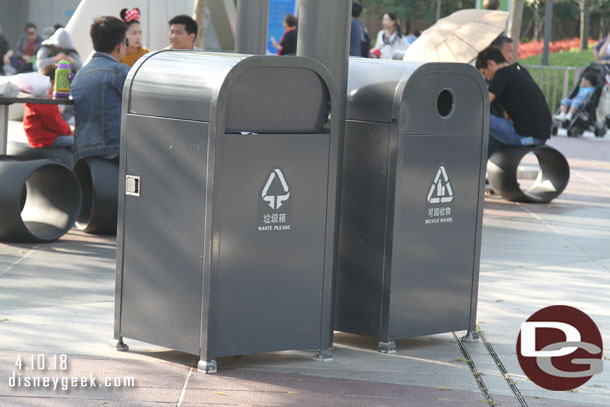 Tomorrowland trashcans.