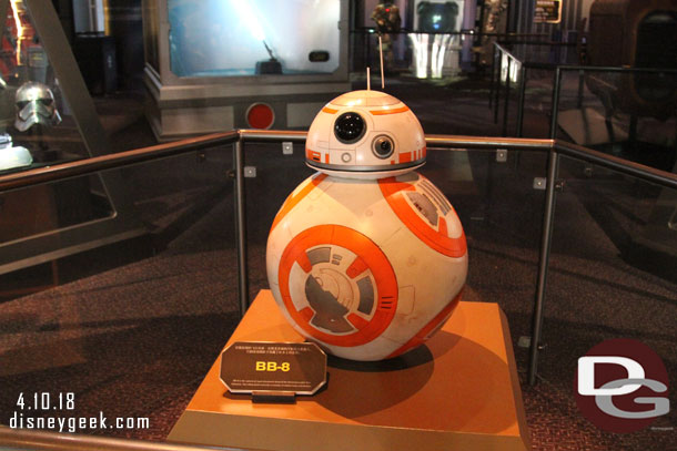 BB-8 was right in the walkway.