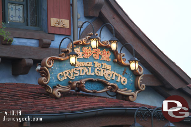 The wait was over an hour so no grotto voyage today.