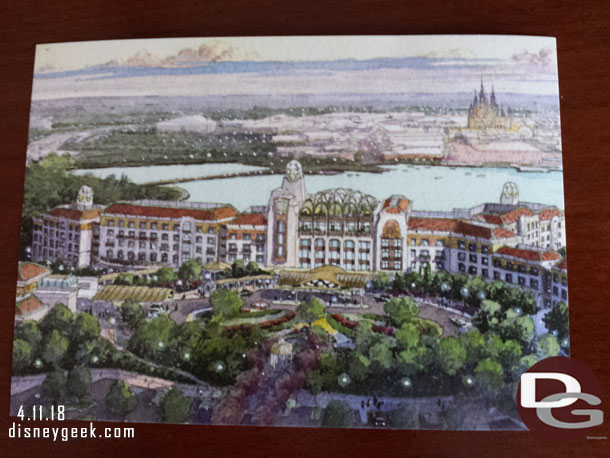 Shanghai Disneyland Hotel post card that was in the room for us.