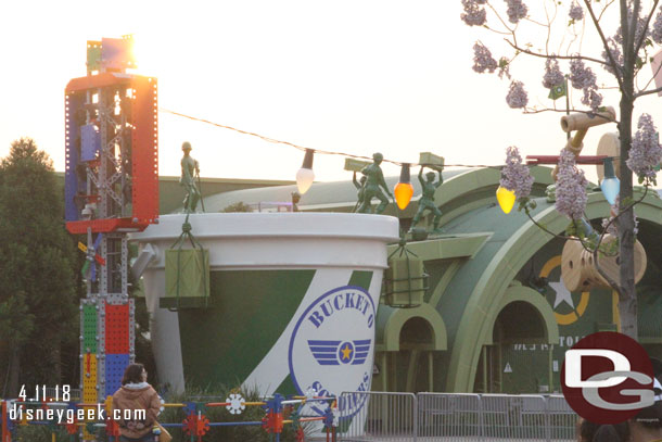 Walking by Toy Story Land to see if they were letting guests in, they were not.