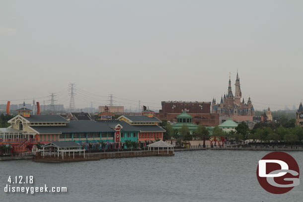 To the right the rest of Shanghai Disneyland.