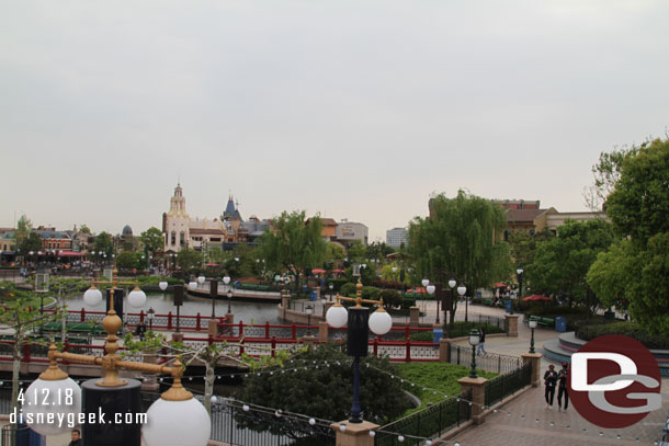 Some random pictures as I circled onboard Dumbo.  Looking toward Mickey Avenue