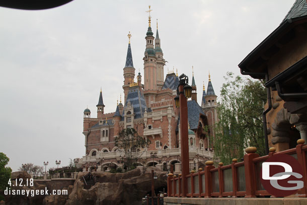 the castle from the boat as we pulled in to offload.