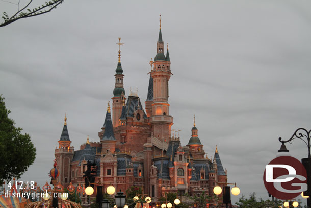 Enchanted Storybook Castle this evening.
