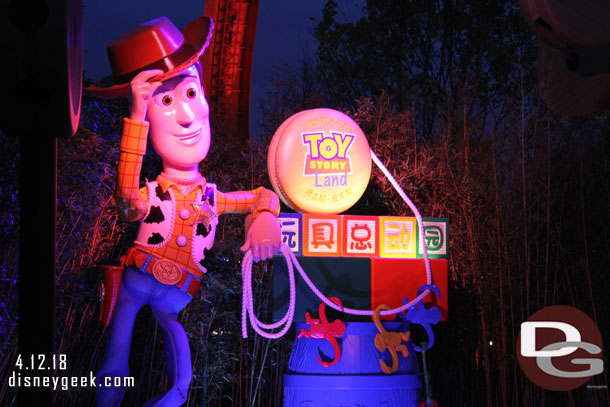 Toy Story Land was in a soft opening phase.  Mostly for invited guests and cast members but occasionally they would let others in.  I lucked out and was able to spend just under an hour exploring the new land before it closed.