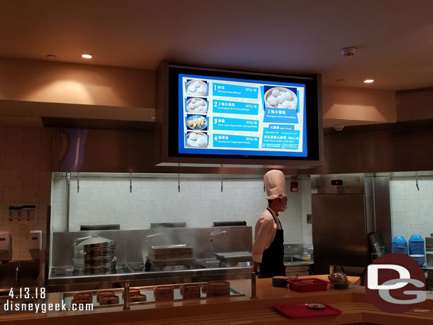 A look around the hot food area.