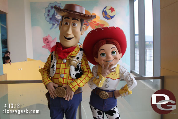 Stopped by to say hi to Woody and Jessie.