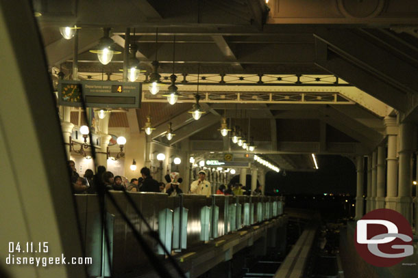 Pulling into the Disneyland Station