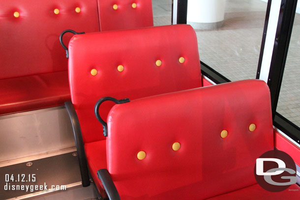 The seats onboard the cruiser