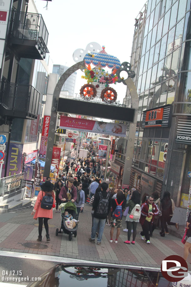 Passing Takeshita Street