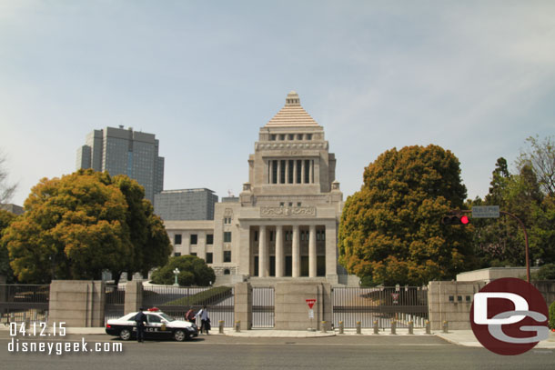 The National Diet Building  (where their legislature meets).