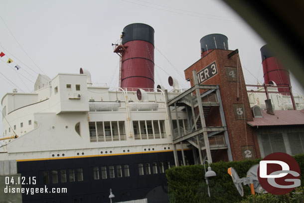 The SS Columbia from the Monorail.