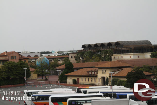 Our destination.. the Tokyo DisneySea station is ahead.