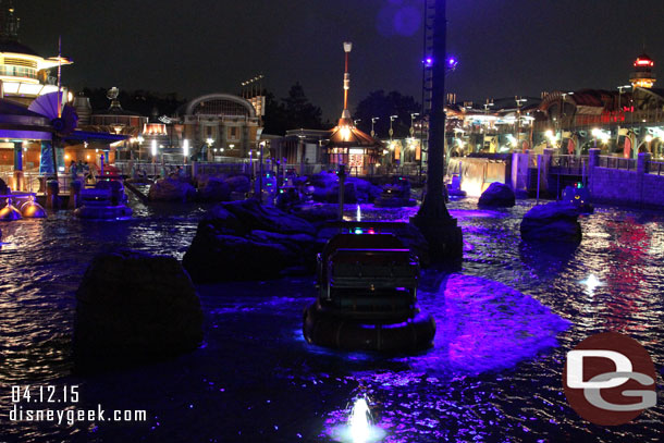 The Aquatopia at night.